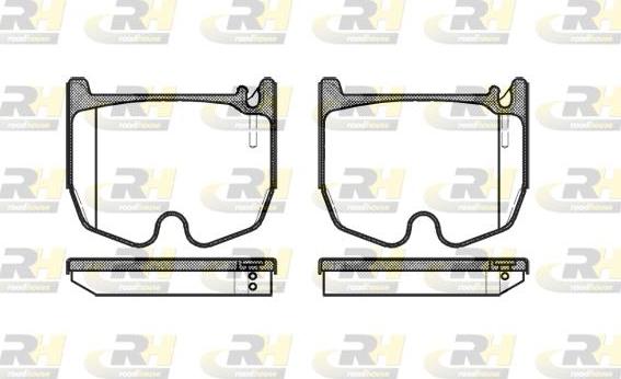 Roadhouse 2992.00 - Kit pastiglie freno, Freno a disco autozon.pro