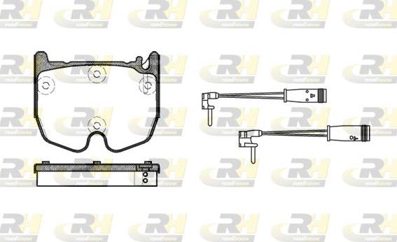 Roadhouse 2992.02 - Kit pastiglie freno, Freno a disco autozon.pro