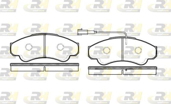 Roadhouse 2959.01 - Kit pastiglie freno, Freno a disco autozon.pro