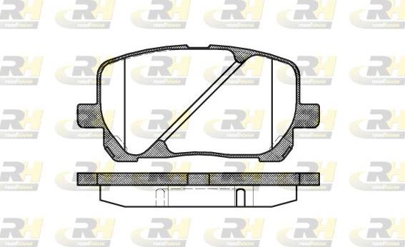 Roadhouse 2954.00 - Kit pastiglie freno, Freno a disco autozon.pro