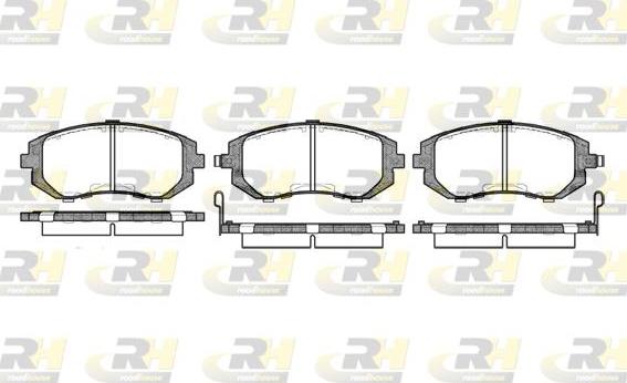 Roadhouse 2951.02 - Kit pastiglie freno, Freno a disco autozon.pro