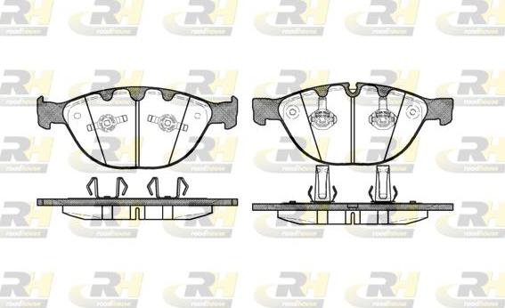 Roadhouse 2958.10 - Kit pastiglie freno, Freno a disco autozon.pro