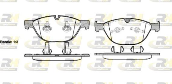 Roadhouse 2958.30 - Kit pastiglie freno, Freno a disco autozon.pro