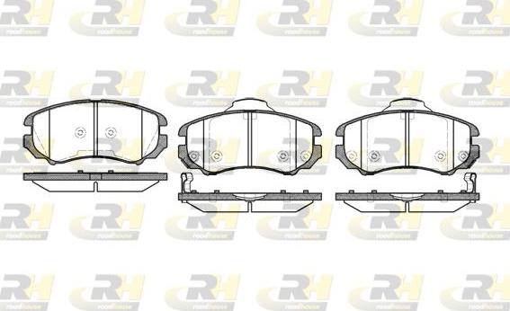 Roadhouse 2953.02 - Kit pastiglie freno, Freno a disco autozon.pro