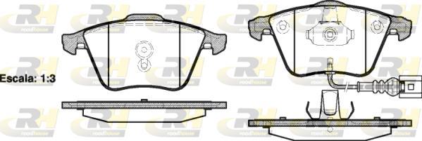 Roadhouse 2964.41 - Kit pastiglie freno, Freno a disco autozon.pro