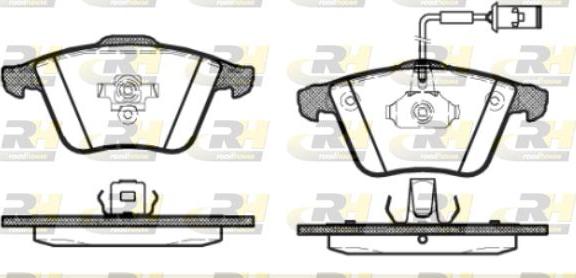 Roadhouse 2964.52 - Kit pastiglie freno, Freno a disco autozon.pro