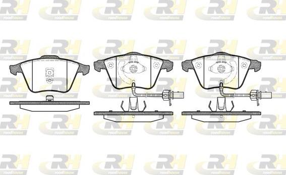 Roadhouse 2964.02 - Kit pastiglie freno, Freno a disco autozon.pro