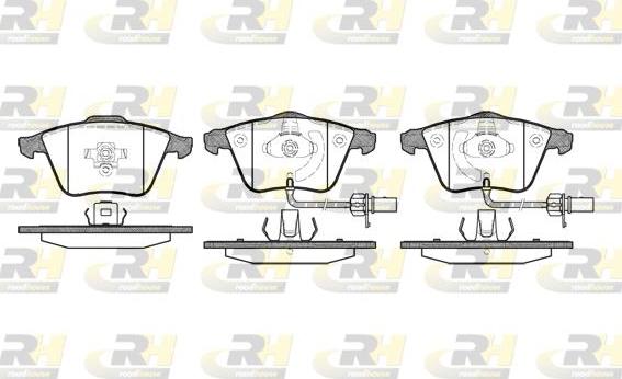 Roadhouse 2964.12 - Kit pastiglie freno, Freno a disco autozon.pro