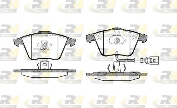 Roadhouse 2964.32 - Kit pastiglie freno, Freno a disco autozon.pro