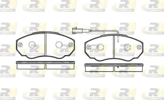 Roadhouse 2960.01 - Kit pastiglie freno, Freno a disco autozon.pro