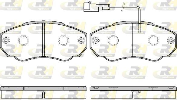 Roadhouse 2960.21 - Kit pastiglie freno, Freno a disco autozon.pro