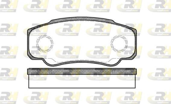 Roadhouse 2961.00 - Kit pastiglie freno, Freno a disco autozon.pro