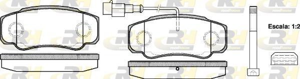 Roadhouse 2961.02 - Kit pastiglie freno, Freno a disco autozon.pro