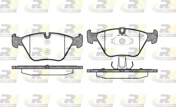 Roadhouse 2963.10 - Kit pastiglie freno, Freno a disco autozon.pro