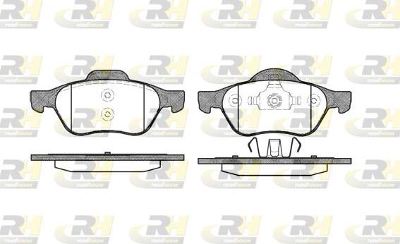 Roadhouse 2962.00 - Kit pastiglie freno, Freno a disco autozon.pro