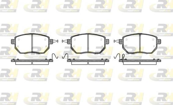 Roadhouse 2985.02 - Kit pastiglie freno, Freno a disco autozon.pro