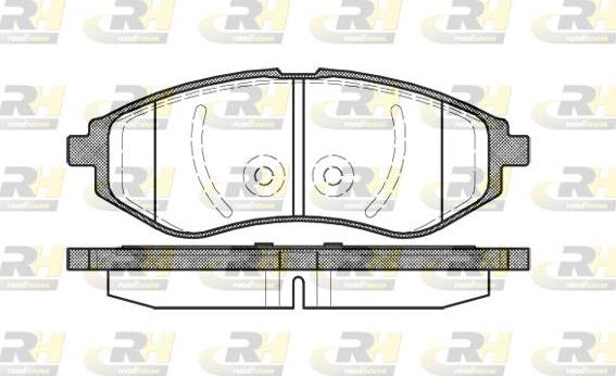 Roadhouse 2986.00 - Kit pastiglie freno, Freno a disco autozon.pro