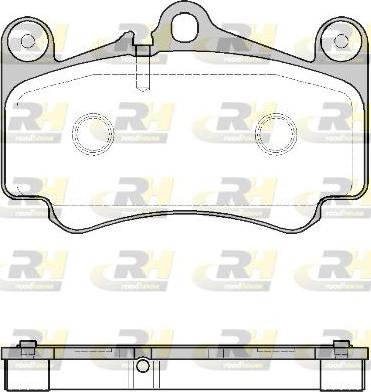 Roadhouse 2981.00 - Kit pastiglie freno, Freno a disco autozon.pro