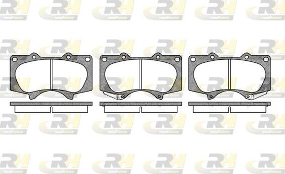 Roadhouse 2988.00 - Kit pastiglie freno, Freno a disco autozon.pro