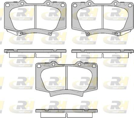 Roadhouse 2988.22 - Kit pastiglie freno, Freno a disco autozon.pro