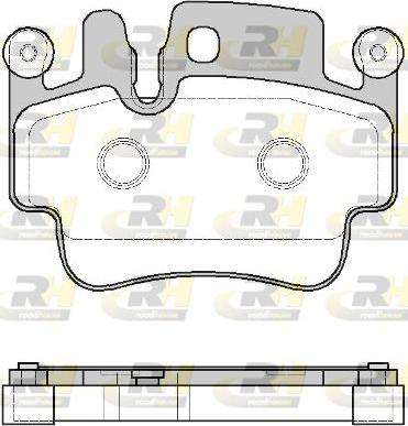 Roadhouse 2982.10 - Kit pastiglie freno, Freno a disco autozon.pro