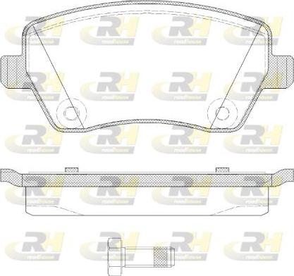 Roadhouse 2987.22 - Kit pastiglie freno, Freno a disco autozon.pro