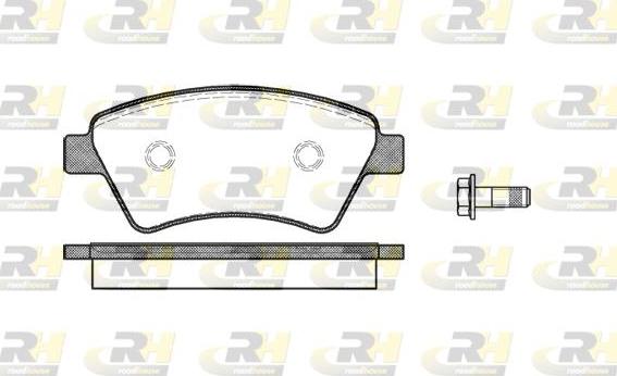 Roadhouse 2976.10 - Kit pastiglie freno, Freno a disco autozon.pro