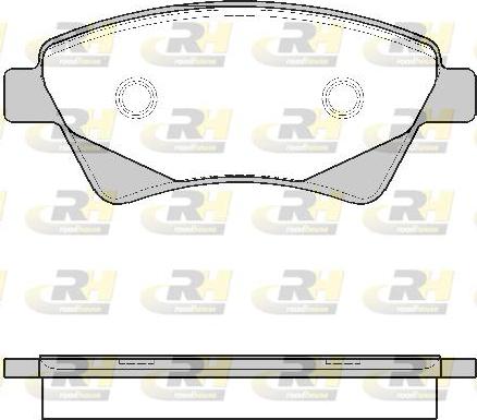 Roadhouse 2976.20 - Kit pastiglie freno, Freno a disco autozon.pro