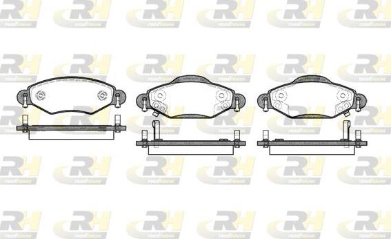 Roadhouse 2978.02 - Kit pastiglie freno, Freno a disco autozon.pro