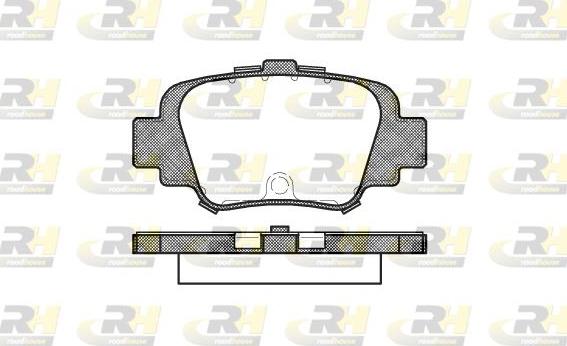 Roadhouse 2499.00 - Kit pastiglie freno, Freno a disco autozon.pro