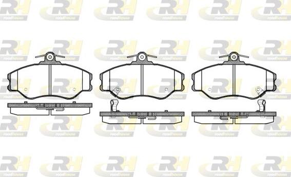 Roadhouse 2494.02 - Kit pastiglie freno, Freno a disco autozon.pro