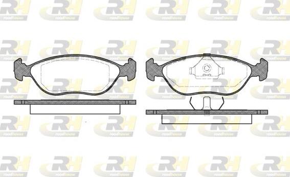 Roadhouse 2444.00 - Kit pastiglie freno, Freno a disco autozon.pro