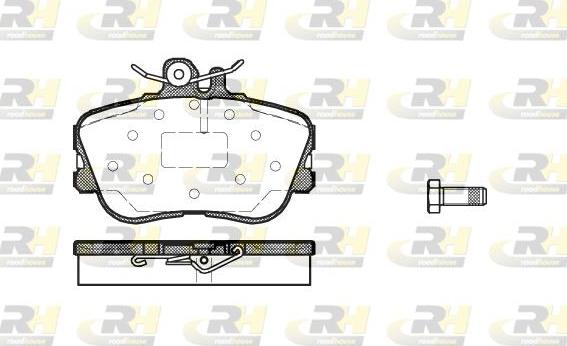 Roadhouse 2445.00 - Kit pastiglie freno, Freno a disco autozon.pro