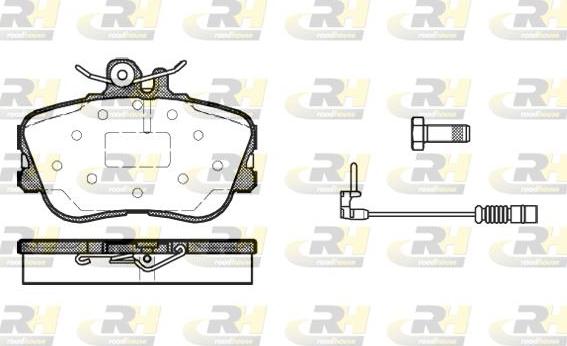 Roadhouse 2445.02 - Kit pastiglie freno, Freno a disco autozon.pro