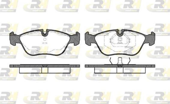 Roadhouse 2446.00 - Kit pastiglie freno, Freno a disco autozon.pro