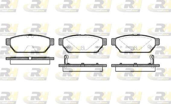 Roadhouse 2440.02 - Kit pastiglie freno, Freno a disco autozon.pro