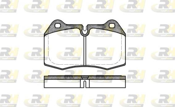 Roadhouse 2441.00 - Kit pastiglie freno, Freno a disco autozon.pro