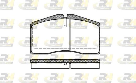 Roadhouse 2448.00 - Kit pastiglie freno, Freno a disco autozon.pro