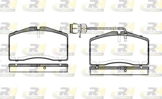 Roadhouse 2448.02 - Kit pastiglie freno, Freno a disco autozon.pro