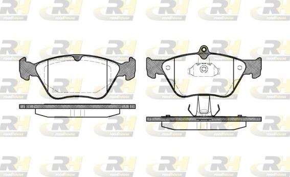 Roadhouse 2468.00 - Kit pastiglie freno, Freno a disco autozon.pro