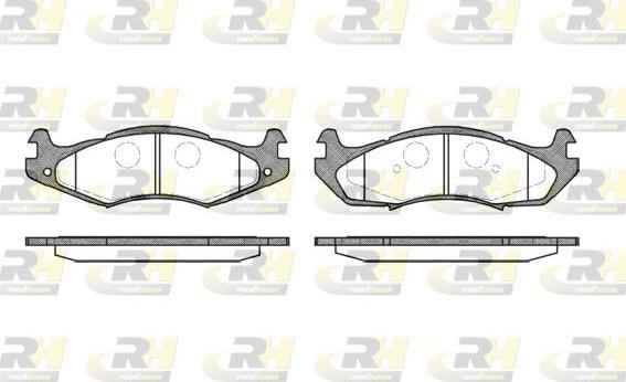 Roadhouse 2463.00 - Kit pastiglie freno, Freno a disco autozon.pro