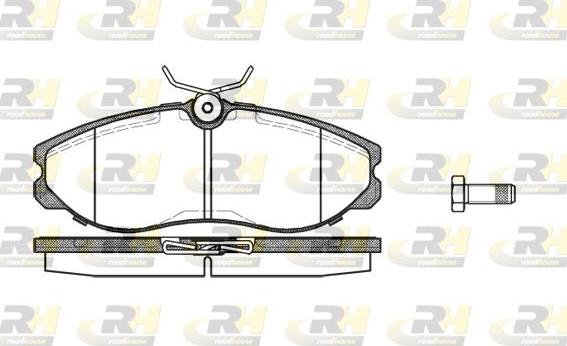 Roadhouse 2462.00 - Kit pastiglie freno, Freno a disco autozon.pro