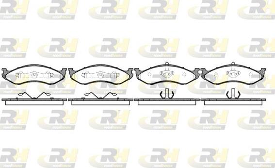 Roadhouse 2467.00 - Kit pastiglie freno, Freno a disco autozon.pro