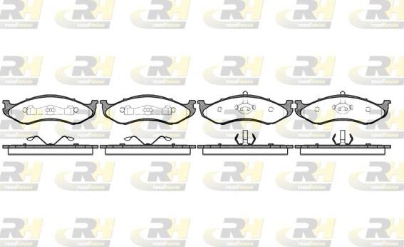 Roadhouse 2467.20 - Kit pastiglie freno, Freno a disco autozon.pro