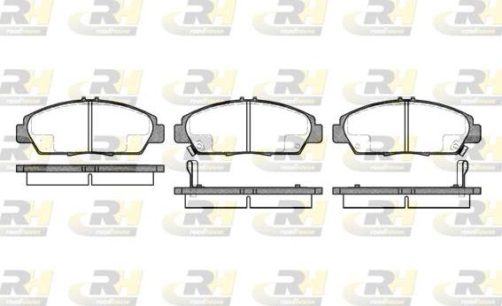 Roadhouse 2406.02 - Kit pastiglie freno, Freno a disco autozon.pro