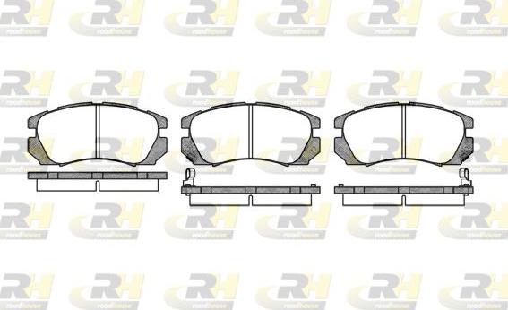 Roadhouse 2403.02 - Kit pastiglie freno, Freno a disco autozon.pro