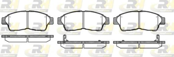 Roadhouse 2402.42 - Kit pastiglie freno, Freno a disco autozon.pro