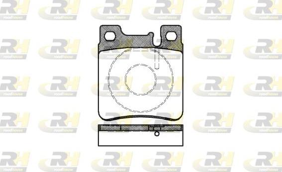 Roadhouse 2407.00 - Kit pastiglie freno, Freno a disco autozon.pro