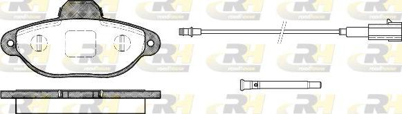 Roadhouse 2414.21 - Kit pastiglie freno, Freno a disco autozon.pro