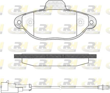 Roadhouse 2414.22 - Kit pastiglie freno, Freno a disco autozon.pro